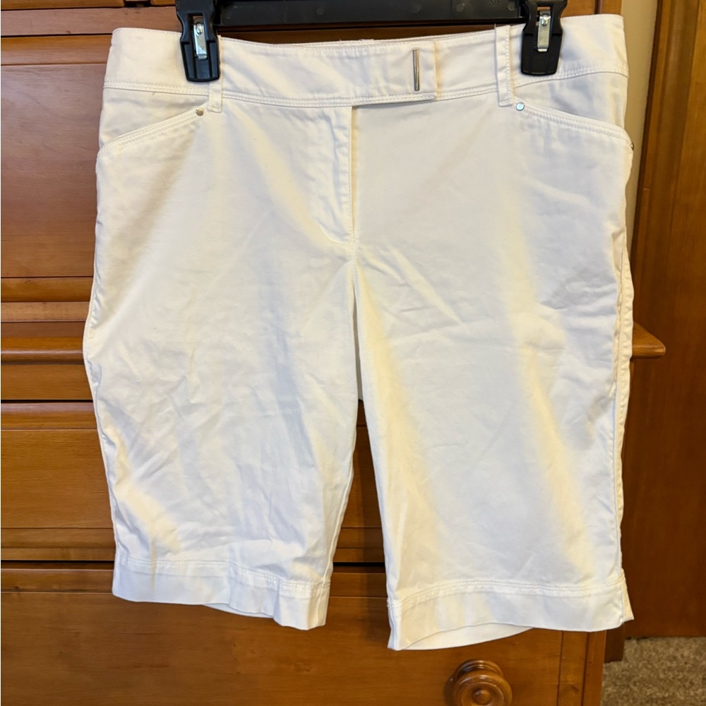 White House Black Market Women's Stretch Bermuda Shorts
